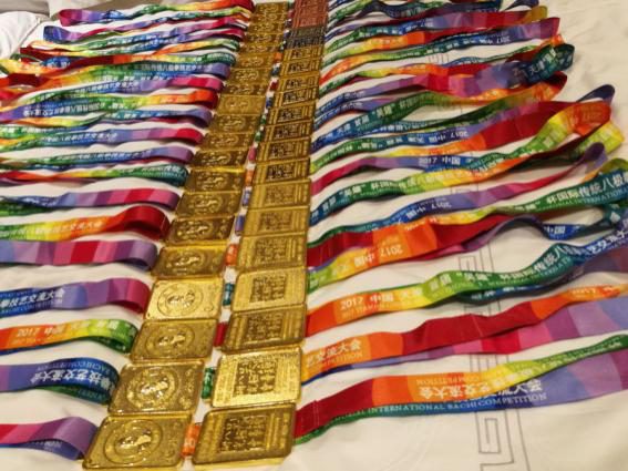 参加天津市八极拳技艺交流大赛获得所有奖项